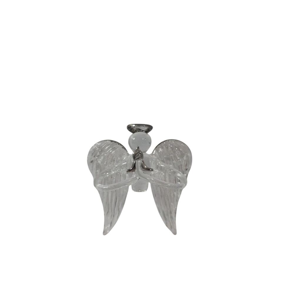 Robert Stanley Home Coll. Clear Angel Glass Ornament Gorgeous